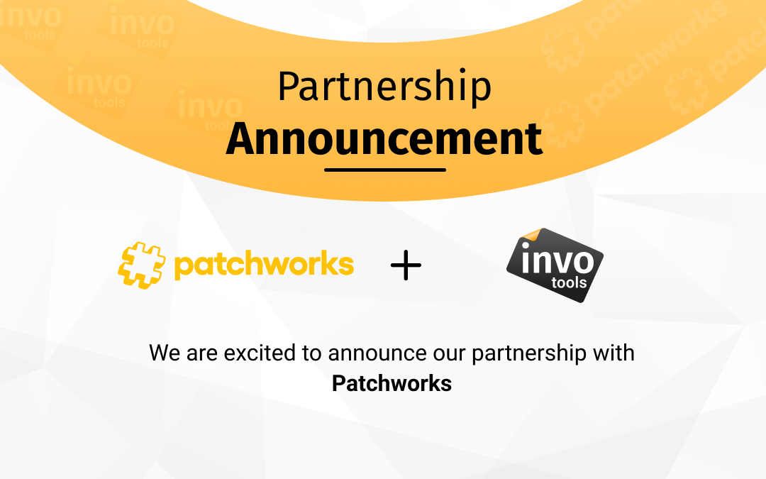 InvoTools Patchworks parntership hero img